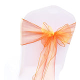 1pcs 18x275cm Organza Chair Sashes Bow Tie Band Knot Chair Cover Tulle For Wedding Banquet Christmas Event Party Decoration