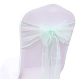 1pcs 18x275cm Organza Chair Sashes Bow Tie Band Knot Chair Cover Tulle For Wedding Banquet Christmas Event Party Decoration