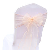 1pcs 18x275cm Organza Chair Sashes Bow Tie Band Knot Chair Cover Tulle For Wedding Banquet Christmas Event Party Decoration