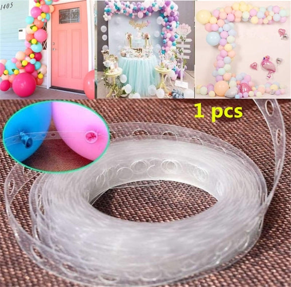 1 Pcs DIY Balloon Decorating Strip Connect Chain for Celebration Birthday Wedding Baby Shower Decoration Event & Party Supplies