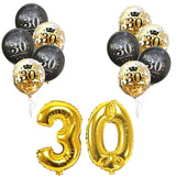 50 Birthday Party Decorations Adult 30 40 50 60 Years Decor Happy Birthday Banner Number Balloon Globos 50 Wedding Anniversary