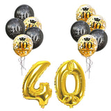 50 Birthday Party Decorations Adult 30 40 50 60 Years Decor Happy Birthday Banner Number Balloon Globos 50 Wedding Anniversary