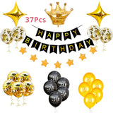 50 Birthday Party Decorations Adult 30 40 50 60 Years Decor Happy Birthday Banner Number Balloon Globos 50 Wedding Anniversary