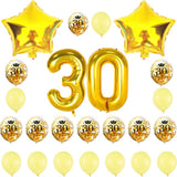 50 Birthday Party Decorations Adult 30 40 50 60 Years Decor Happy Birthday Banner Number Balloon Globos 50 Wedding Anniversary