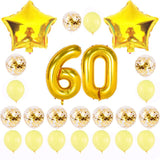 50 Birthday Party Decorations Adult 30 40 50 60 Years Decor Happy Birthday Banner Number Balloon Globos 50 Wedding Anniversary