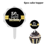 50 Birthday Party Decorations Adult 30 40 50 60 Years Decor Happy Birthday Banner Number Balloon Globos 50 Wedding Anniversary