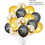 50 Birthday Party Decorations Adult 30 40 50 60 Years Decor Happy Birthday Banner Number Balloon Globos 50 Wedding Anniversary