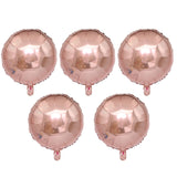 Rose Gold Party Decorations Heart Foil Balloon Number Balloon Confetti Helium Balloon Wedding Birthday Party Baby Shower Decor