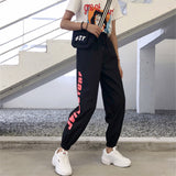 Korean Style Ulzzang High Waist Solid Loose Harem Pant Women Jogger Sweatpants Casual Cargo Trousers Female Street Wear