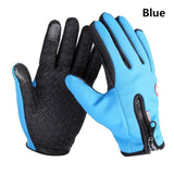 Winter Warm Ski Mens Gloves Women Cycling Touch Screen Waterproof Splash-proof Windproof Fashion Black Gloves Ladies Non-Slip