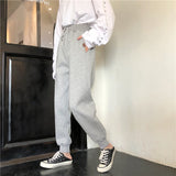 Autumn Winter Warm Loose Sweatpants Women Casual Velvet Thick High Waist Pants Trousers Female Joggers Sweatpants Harem Pants