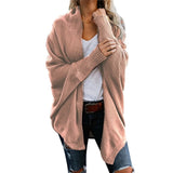 JODIMITTY 2020 Spring Knitwear Cardigan Sweater Women Long Sleeve Large Size Knitted Sweaters Cardigan Female Solid Jumper Coat