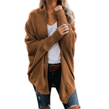 JODIMITTY 2020 Spring Knitwear Cardigan Sweater Women Long Sleeve Large Size Knitted Sweaters Cardigan Female Solid Jumper Coat