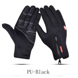 Man Winter Gloves Touch Screen Rain-proof 15 style Ski Lady Waterproof Warm Fashion Windproof Riding Sports Gloves Women Zipper