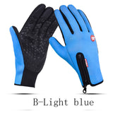 Man Winter Gloves Touch Screen Rain-proof 15 style Ski Lady Waterproof Warm Fashion Windproof Riding Sports Gloves Women Zipper