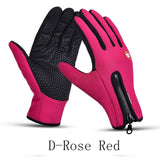 Man Winter Gloves Touch Screen Rain-proof 15 style Ski Lady Waterproof Warm Fashion Windproof Riding Sports Gloves Women Zipper