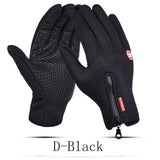 Man Winter Gloves Touch Screen Rain-proof 15 style Ski Lady Waterproof Warm Fashion Windproof Riding Sports Gloves Women Zipper