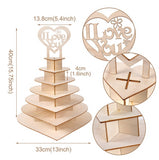 Wooden Chocolate Stand Rustic Wedding Decoration For Wedding Mr & MRS Wedding Decoration Table Donut Wall Decor Wedding & Events
