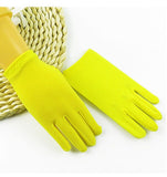 Children's boy girl thin elastic candy color glove kids dancing performance etiquette glove R1235