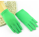 Children's boy girl thin elastic candy color glove kids dancing performance etiquette glove R1235