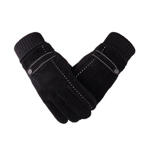 Touch Screen Winter Warm Men's Gloves Genuine Leather Casual Gloves Mittens for Men Outdoor Sport Full Finger Glove  ST030