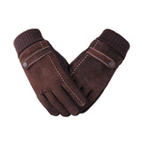 Touch Screen Winter Warm Men's Gloves Genuine Leather Casual Gloves Mittens for Men Outdoor Sport Full Finger Glove  ST030