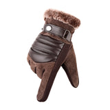 Touch Screen Winter Warm Men's Gloves Genuine Leather Casual Gloves Mittens for Men Outdoor Sport Full Finger Glove  ST030