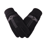 Touch Screen Winter Warm Men's Gloves Genuine Leather Casual Gloves Mittens for Men Outdoor Sport Full Finger Glove  ST030