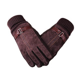 Touch Screen Winter Warm Men's Gloves Genuine Leather Casual Gloves Mittens for Men Outdoor Sport Full Finger Glove  ST030