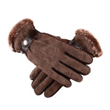 Touch Screen Winter Warm Men's Gloves Genuine Leather Casual Gloves Mittens for Men Outdoor Sport Full Finger Glove  ST030