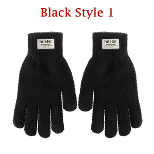 Gloves Anti Slip Windproof Thermal Warm Touchscreen Glove Breathable Tactico Winter Spring Men Women Black Knit Mittens Gloves