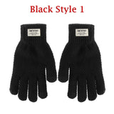 Gloves Anti Slip Windproof Thermal Warm Touchscreen Glove Breathable Tactico Winter Spring Men Women Black Knit Mittens Gloves