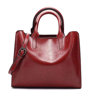 Valenkuci Leather Handbags Big Women Bag High Quality Casual Female Bags Trunk Tote Famous Brand Shoulder Bag Ladies Bolsos