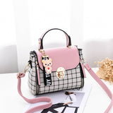 New PU Candy Color Female Crossbody Bag Soft Material Women's Luxury Shoulder Casual Bag Fashion Travel Quality Messenger B