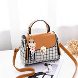 New PU Candy Color Female Crossbody Bag Soft Material Women's Luxury Shoulder Casual Bag Fashion Travel Quality Messenger B