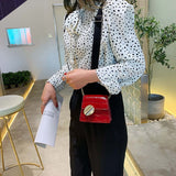 2019 Fashion New Tote bag Quality Leather Women's Designer Handbag Crocodile pattern Chain Shoulder Messenger Bag Bolsos Mujer